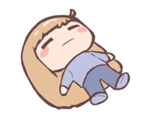 😴 Стикер «potato girl» для Telegram