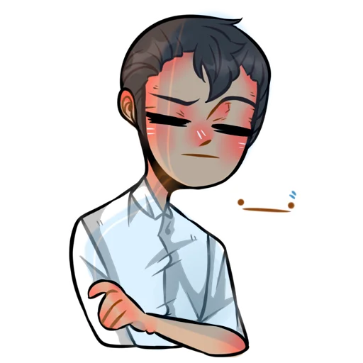 😑 Стикер «The Promised Neverland (RoritoZokaru)» для Telegram