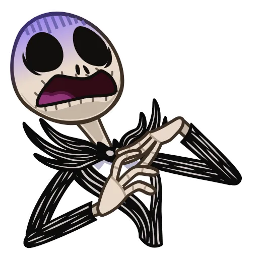 😨 Стикер «Jack Skellington» для Telegram