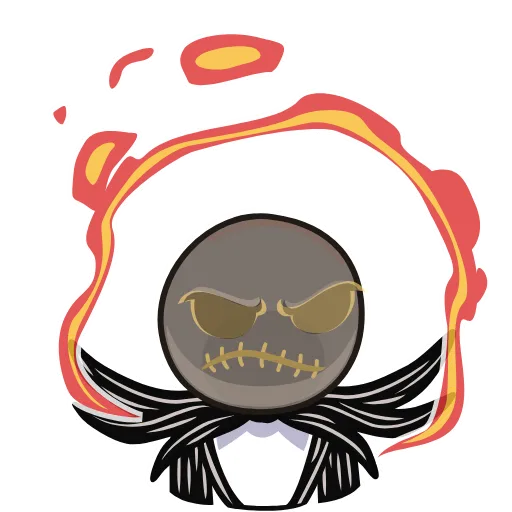 😠 Стикер «Jack Skellington» для Telegram