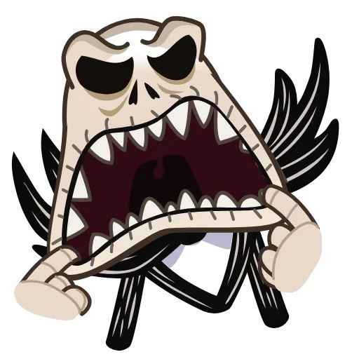 😇 Стикер «Jack Skellington» для Telegram