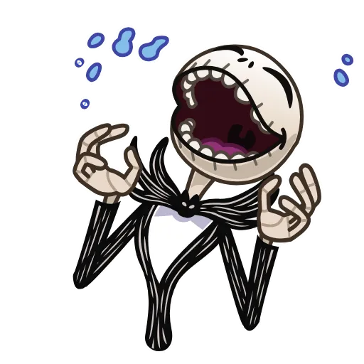 Стикерпак Jack Skellington для Telegram