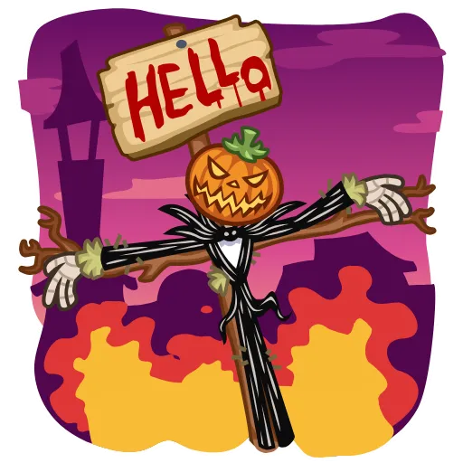 👋 Стикер «Jack Skellington» для Telegram