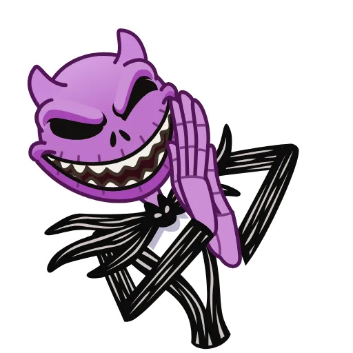 😈 Стикер «Jack Skellington» для Telegram