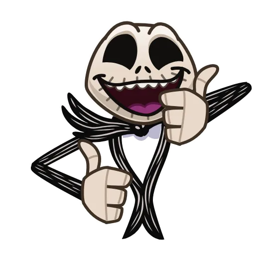 👍 Стикер «Jack Skellington» для Telegram