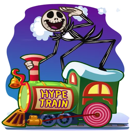 🚂 Стикер «Jack Skellington» для Telegram