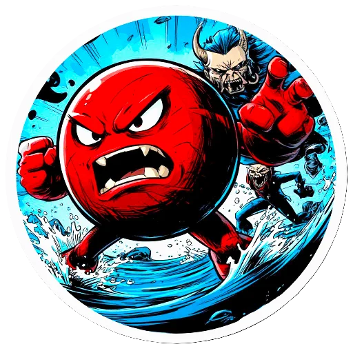 Стикерпак The red ball для Telegram