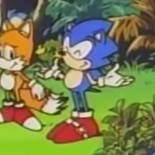 🤷‍♀️ Стикер «Sonic OVA 1996» для Telegram