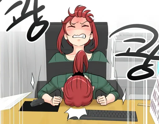 ☹️ Стикер «Секретная Сотрудница» для Telegram