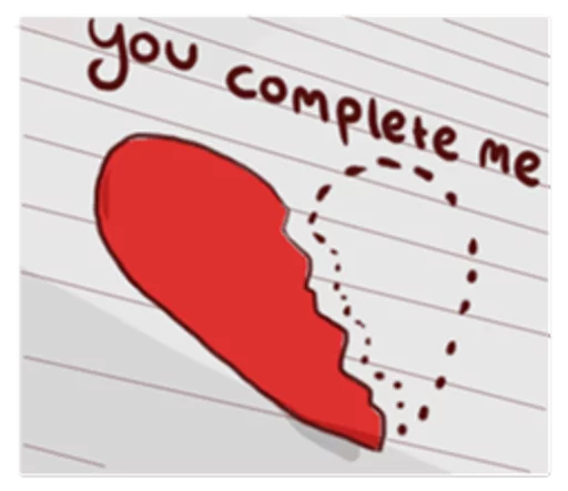 ❤ Стикер «The Signs of Love» для Telegram