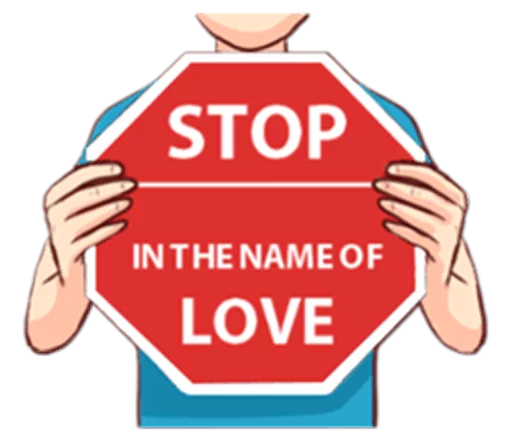 🛑 Стикер «The Signs of Love» для Telegram