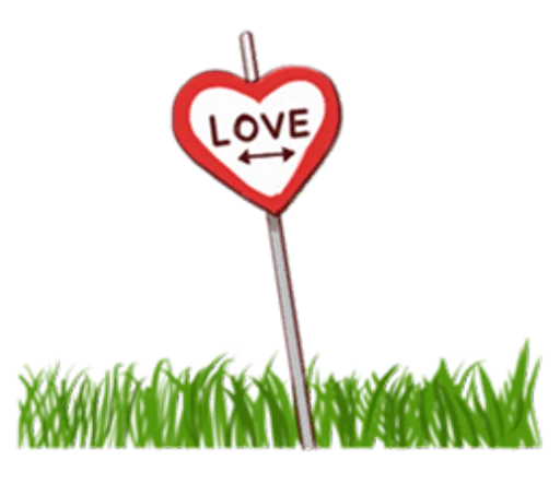 🛑 Стикер «The Signs of Love» для Telegram