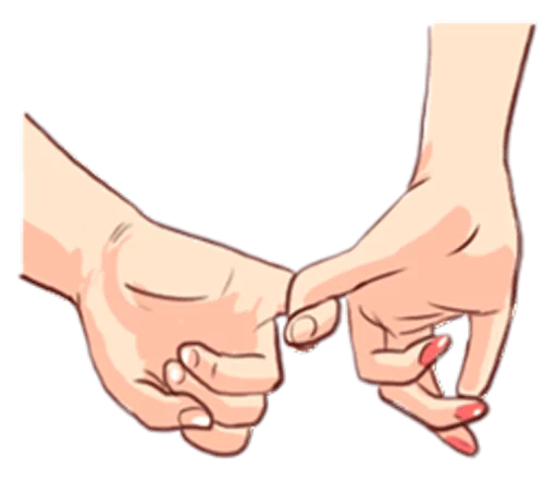 🤝 Стикер «The Signs of Love» для Telegram