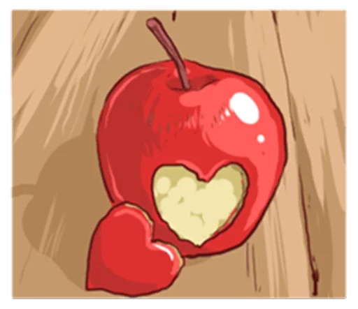 🍎 Стикер «The Signs of Love» для Telegram