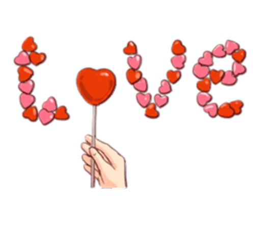 🍭 Стикер «The Signs of Love» для Telegram