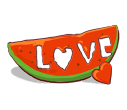 🍉 Стикер «The Signs of Love» для Telegram