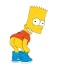Стикер 7 🤗 The Simpsons - смайлики с Симпсонами 🍩