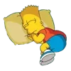 Стикер 20 🤗 The Simpsons - смайлики с Симпсонами 🍩