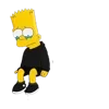 Стикер 8 🤗 The Simpsons - смайлики с Симпсонами 🍩