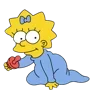 Стикер 16 🤗 The Simpsons - смайлики с Симпсонами 🍩