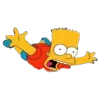 Стикер 19 🤗 The Simpsons - смайлики с Симпсонами 🍩