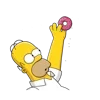 Стикер 13 🤗 The Simpsons - смайлики с Симпсонами 🍩
