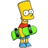 Стикер 27 🤗 The Simpsons - смайлики с Симпсонами 🍩