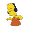 Стикер 4 🤗 The Simpsons - смайлики с Симпсонами 🍩