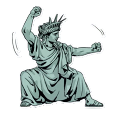 🗽 Стикер «The Statue» для Telegram