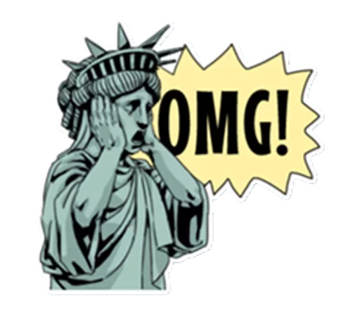 🗽 Стикер «The Statue» для Telegram