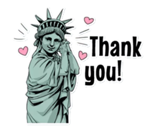 🗽 Стикер «The Statue» для Telegram