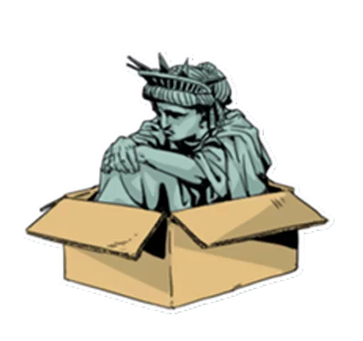 🗽 Стикер «The Statue» для Telegram
