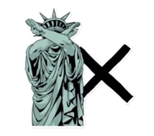 🗽 Стикер «The Statue» для Telegram