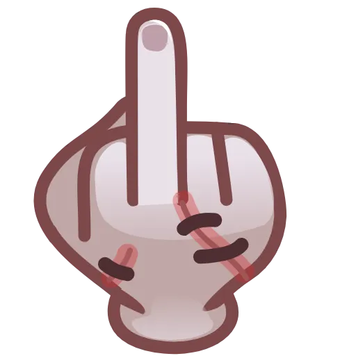 🖕 Стикер «The Thing» для Telegram