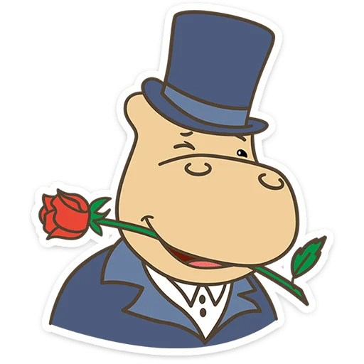 🌹 Стикер «ТимаТомное настроение&;» для Telegram