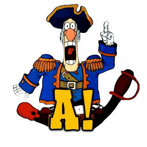 ❕ Стикер «Treasure Island» для Telegram