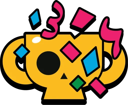 🎸 Стикер «Brawl Stars trophy» для Telegram
