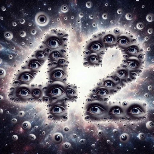 Стикерпак The Ultimate Question of Life the Universe and Everything для Telegram