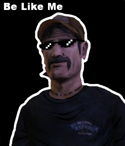 😎 Стикер «Валькін Дєд / Walking Dead» для Telegram