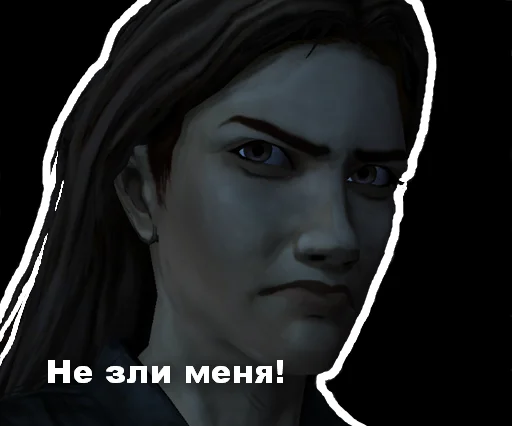 👿 Стикер «Валькін Дєд / Walking Dead» для Telegram