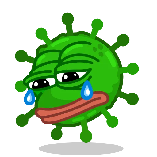 😢 Стикер «The Virus» для Telegram