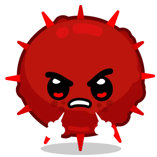 😡 Стикер «The Virus» для Telegram