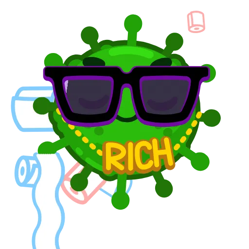 😎 Стикер «The Virus» для Telegram