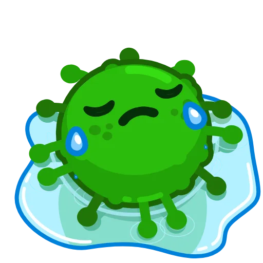 😭 Стикер «The Virus» для Telegram