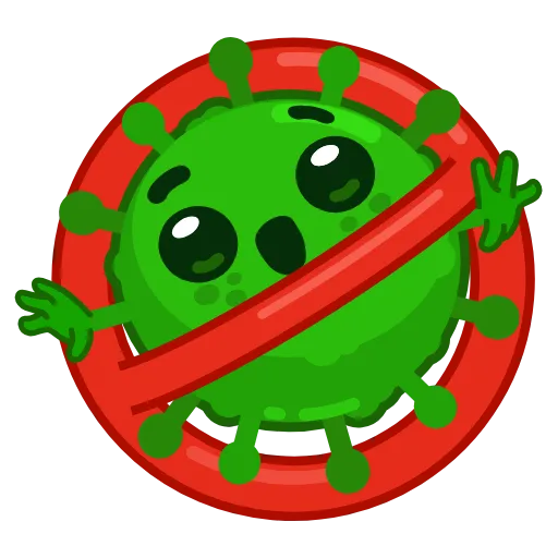 🚫 Стикер «The Virus» для Telegram