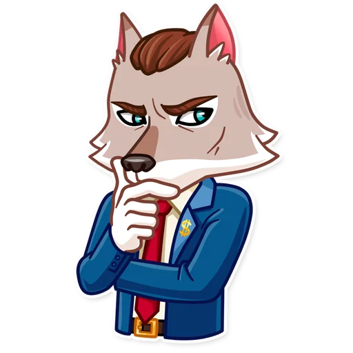 🤔 Стикер «The Wolf of Wall Street» для Telegram
