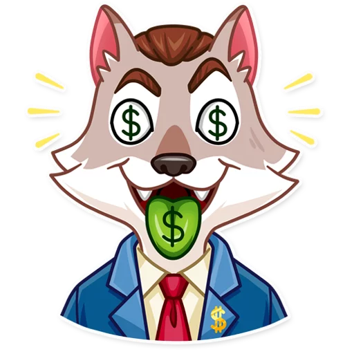🤑 Стикер «The Wolf of Wall Street» для Telegram
