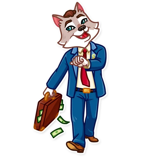 🚶 Стикер «The Wolf of Wall Street» для Telegram