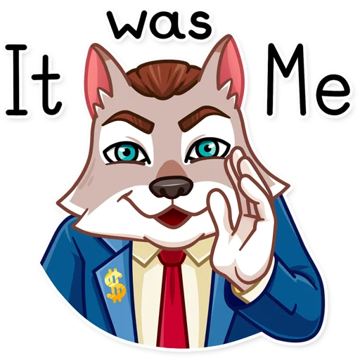 😬 Стикер «The Wolf of Wall Street» для Telegram