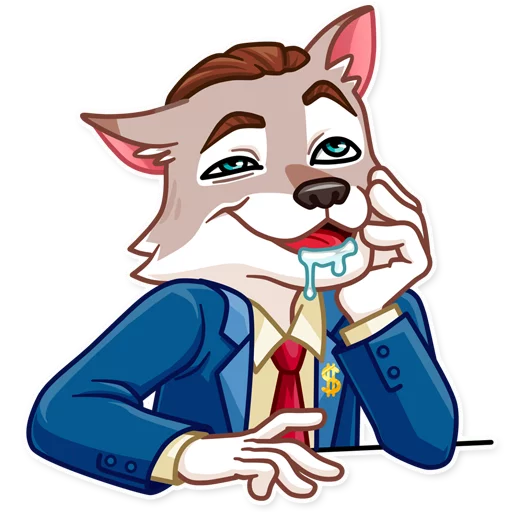 🤤 Стикер «The Wolf of Wall Street» для Telegram